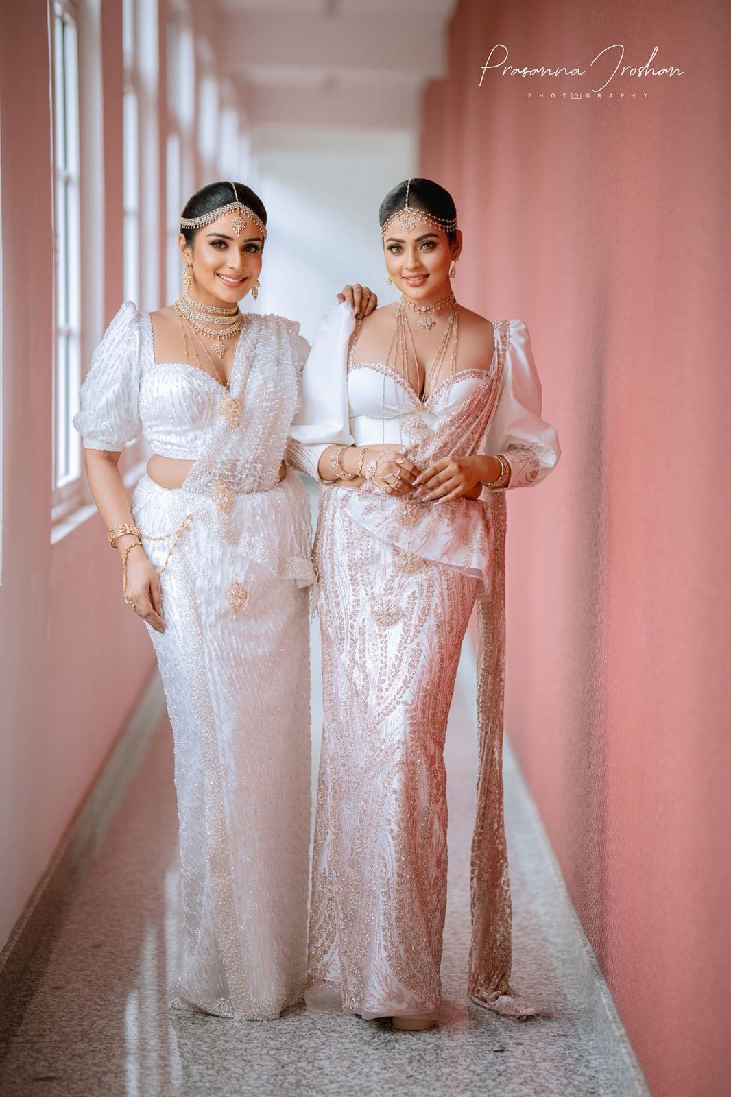 Kandian Bride with Bouquet